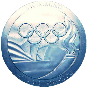 Parkin's Olympic Silver Medal for the 200m Breaststroke