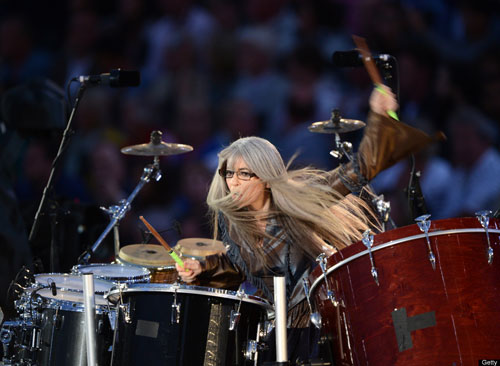 Deaf Percussionist Evelyn Glennie at the Olympic Opening Ceremony