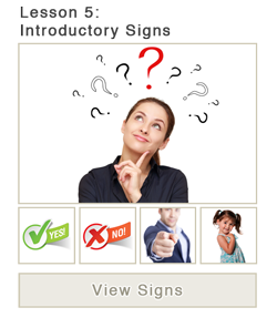 Introductory Signs